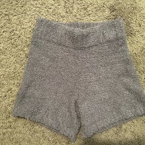 SKIMS Cozy Knit Gray Shorts S/M Only worn once!